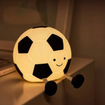 LED žaislinis šviestuvas, 2W, kamuolys, įkraunamas, šilta balta šviesa