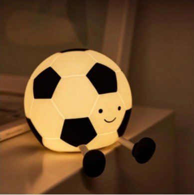 LED žaislinis šviestuvas, 2W, kamuolys, įkraunamas, šilta balta šviesa