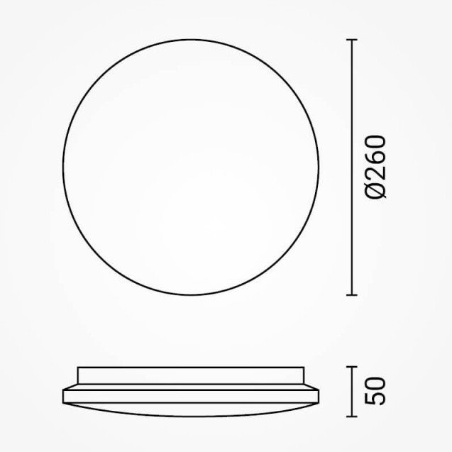 LED lubų šviestuvas, 12W, šilta balta šviesa LED lubų šviestuvas, 12W, šilta balta šviesa