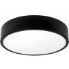 LED lubų šviestuvas, 18W, juodas, šilta balta šviesa