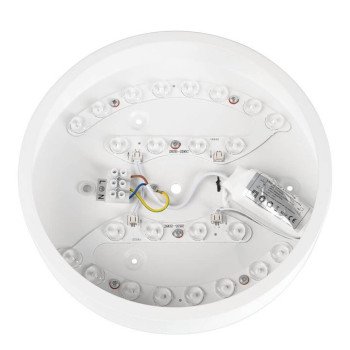 LED lubų šviestuvas, 18W, baltas, neutrali balta šviesa