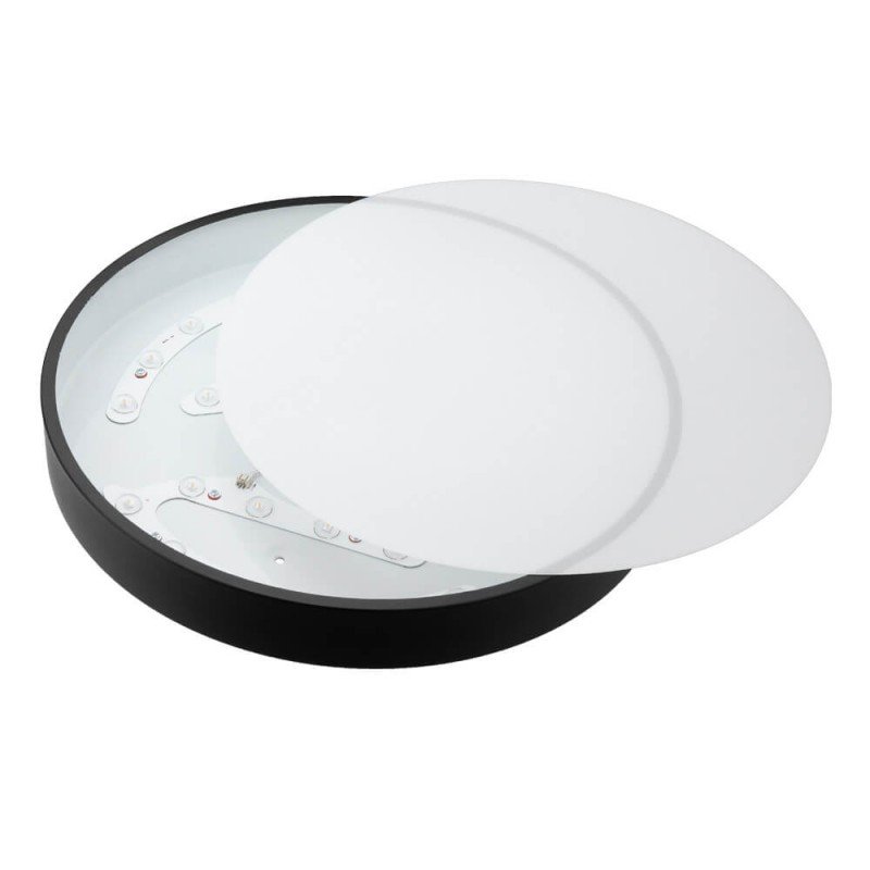 LED lubų šviestuvas, 30W, juodas, neutrali balta šviesa LED lubų šviestuvas, 30W, juodas, neutrali balta šviesa