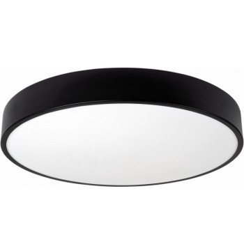 LED lubų šviestuvas, 30W, juodas, šilta balta šviesa