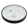 LED lubų šviestuvas, 30W, juodas, šilta balta šviesa