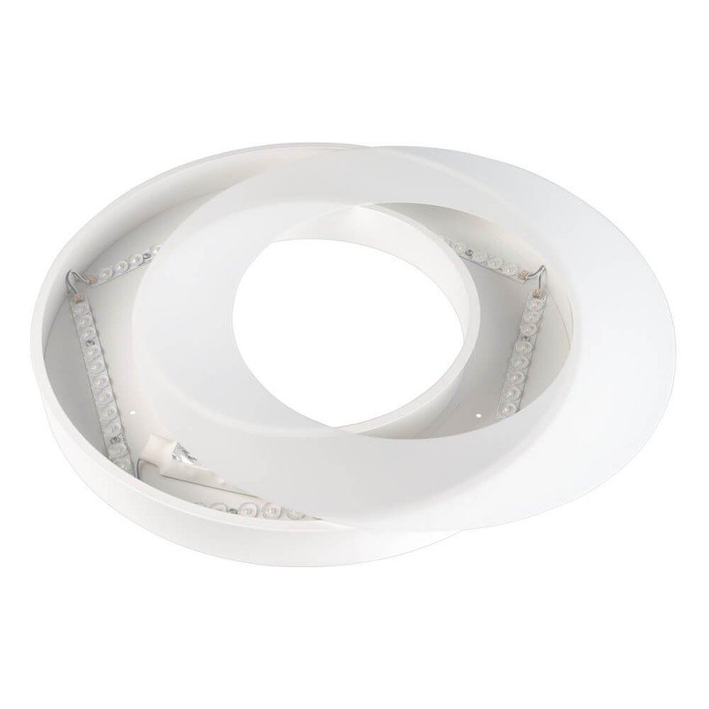 LED lubų šviestuvas, 36W, baltas, apvalus, neutrali balta šviesa