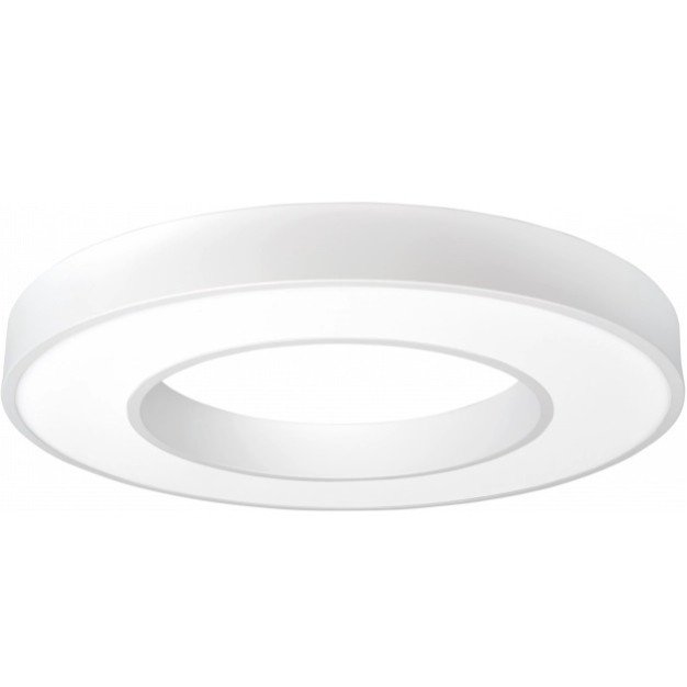 LED lubų šviestuvas, 36W, baltas, apvalus, šilta balta šviesa