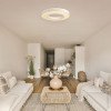 LED lubų šviestuvas, 36W, baltas, apvalus, šilta balta šviesa