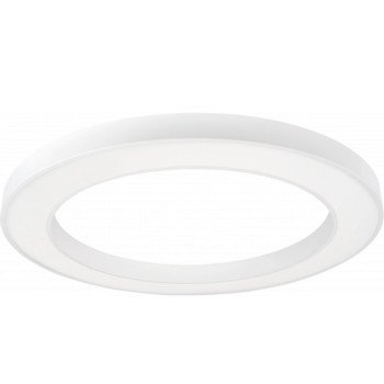 LED lubų šviestuvas, 64W, baltas, apvalus, šilta balta šviesa