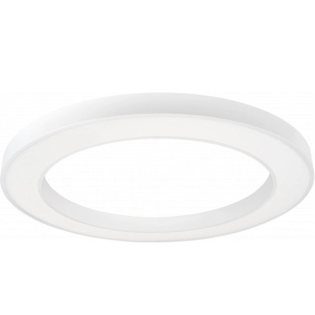 LED lubų šviestuvas, 64W, baltas, apvalus, šilta balta šviesa