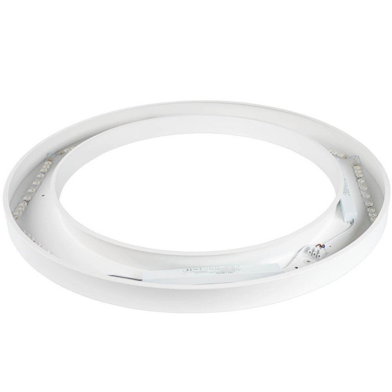 LED lubų šviestuvas, 64W, baltas, apvalus, šilta balta šviesa