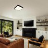 LED lubų šviestuvas, 36W, juodas, kvadratinis, neutrali balta šviesa LED lubų šviestuvas, 36W, juodas, kvadratinis, neutrali balta šviesa