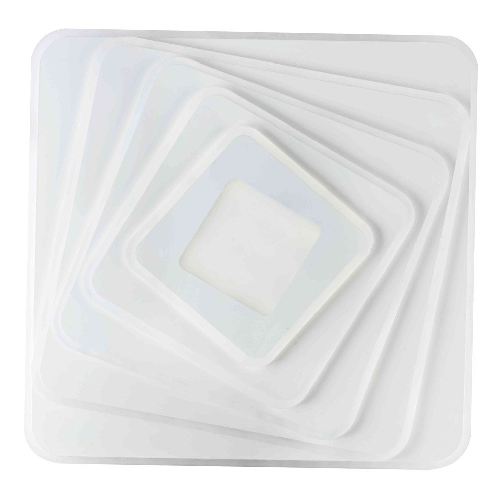 LED lubų šviestuvas, 120W (2*60W), kvadratinis, nuotolinis valdymas, CCT šviesa LED lubų šviestuvas, 120W (2*60W), kvadratinis, nuotolinis valdymas, CCT šviesa