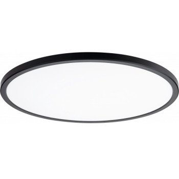 LED lubų šviestuvas, 18W CCT, 24W RGB, juodas