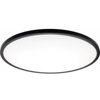 LED lubų šviestuvas, 18W CCT, 32W RGB, juodas
