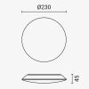 LED lubų šviestuvas, 12W, baltas, CCT šviesa LED lubų šviestuvas, 12W, baltas, CCT šviesa