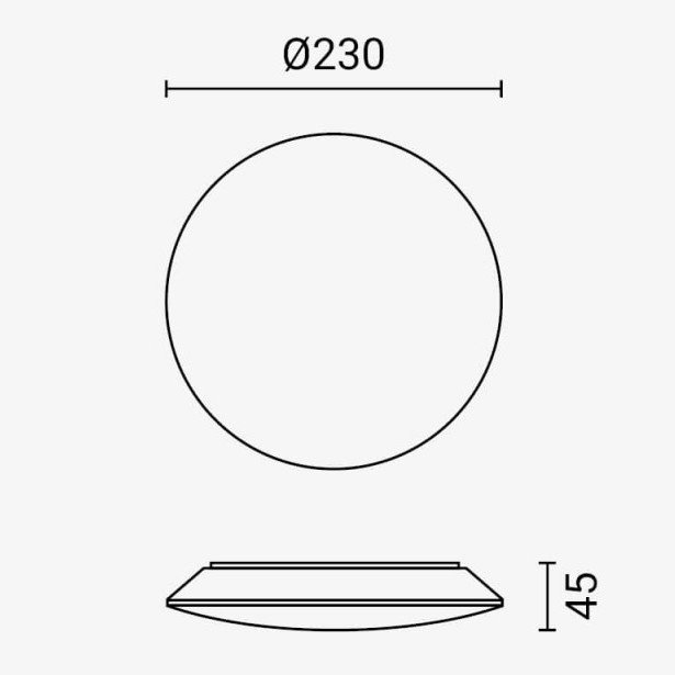 LED lubų šviestuvas, 12W, baltas, CCT šviesa LED lubų šviestuvas, 12W, baltas, CCT šviesa