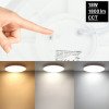 LED lubų šviestuvas, 18W, baltas, CCT šviesa