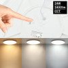 LED lubų šviestuvas, 24W, baltas, CCT šviesa