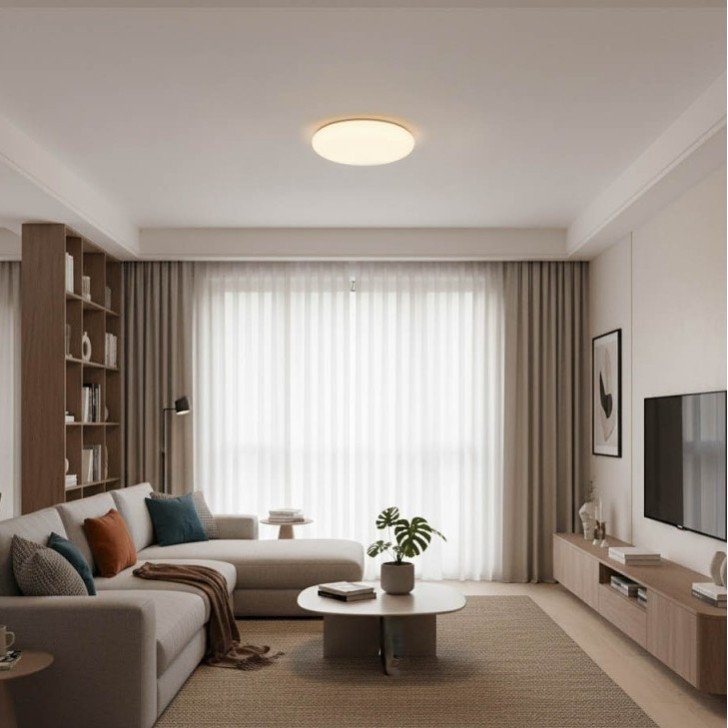 LED lubų šviestuvas, 24W, baltas, CCT šviesa