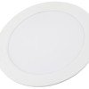 LED mini panelė, plona, foninė, apvali, 6W, šilta balta šviesa