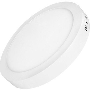 LED paviršinė mini panelė, apvali, 12W, neutrali balta šviesa