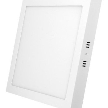 LED paviršinė mini panelė, kvadratinė, 12W, šalta balta šviesa