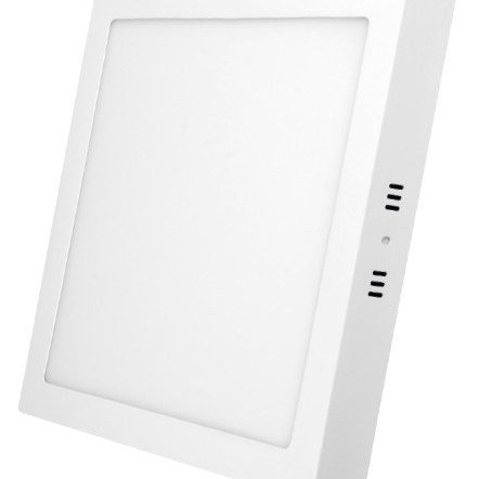 LED paviršinė mini panelė, kvadratinė, 24W, šalta balta šviesa