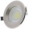 LED šviestuvas, apvalus, nerūdyjančio plieno, 20W, šilta balta šviesa