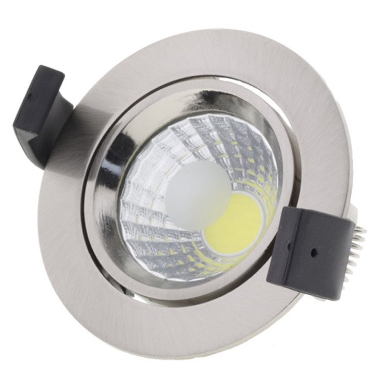 LED šviestuvas, apvalus, pasukamas, 8W, šalta balta šviesa LED šviestuvas, apvalus, pasukamas, 8W, šalta balta šviesa