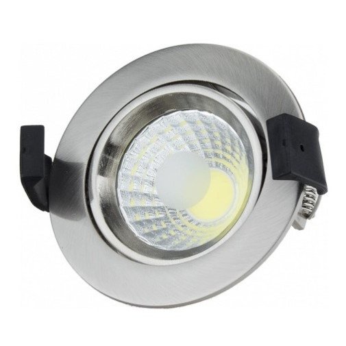 LED šviestuvas, apvalus, pasukamas, 8W, šalta balta šviesa LED šviestuvas, apvalus, pasukamas, 8W, šalta balta šviesa