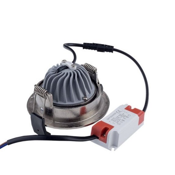 LED šviestuvas, apvalus, pasukamas, 8W, šalta balta šviesa LED šviestuvas, apvalus, pasukamas, 8W, šalta balta šviesa