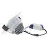 LED šviestuvas, kvadratinis, įmontuojamas, 8W, šilta balta šviesa