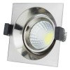 LED šviestuvas, kvadratinis, įmontuojamas, nerūdyjančio plieno, 8W, šalta balta šviesa LED šviestuvas, kvadratinis, įmontuojamas, nerūdyjančio plieno, 8W, šalta balta šviesa