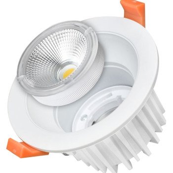 LED šviestuvas, apvalus, keičiamas LED, 25W, neutrali balta šviesa