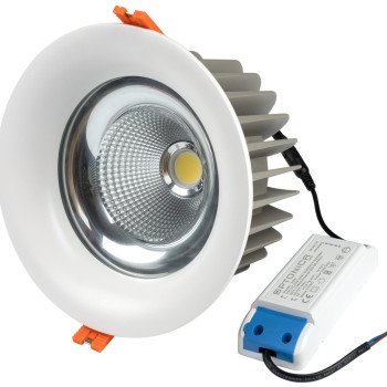 LED taškinis šviestuvas, TUV sertifikuotas, 40W, šalta balta šviesa