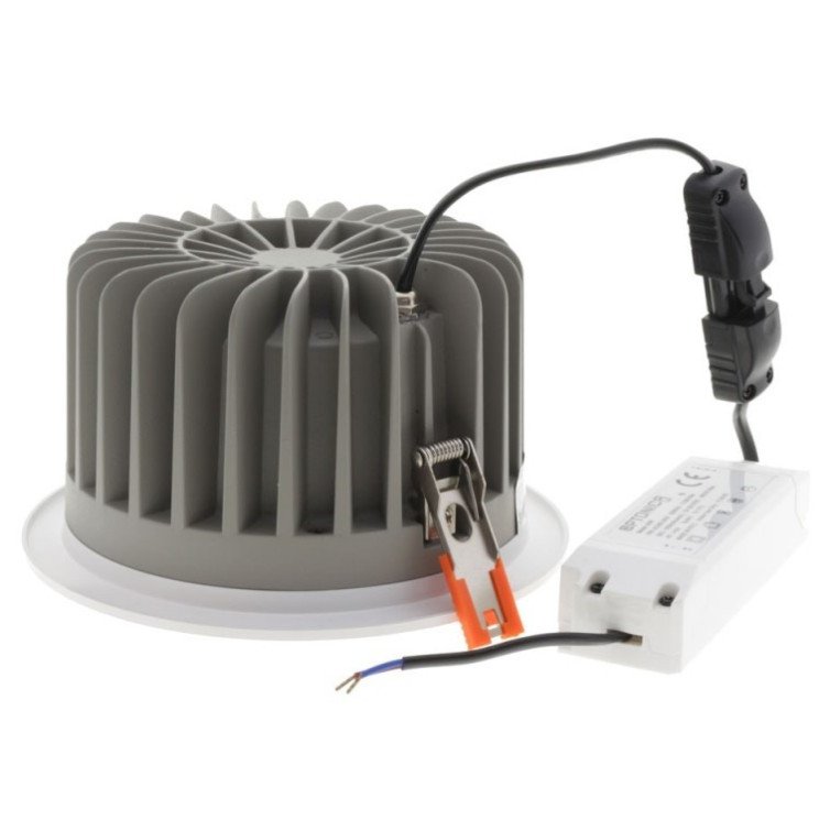 LED taškinis šviestuvas, TUV sertifikuotas, 40W, šalta balta šviesa