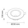 LED taškinis šviestuvas, TUV sertifikuotas, 60W, neutrali balta šviesa LED taškinis šviestuvas, TUV sertifikuotas, 60W, neutrali balta šviesa