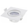 LED šviestuvas, kvadratinis, pasukamas, 5W, šalta balta šviesa LED šviestuvas, kvadratinis, pasukamas, 5W, šalta balta šviesa