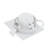 LED šviestuvas, kvadratinis, pasukamas, 5W, neutrali balta šviesa LED šviestuvas, kvadratinis, pasukamas, 5W, neutrali balta šviesa