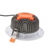LED taškinis šviestuvas, TUV sertifikuotas, 145°, 15W, šilta balta šviesa
