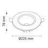 LED taškinis šviestuvas, TUV sertifikuotas, 145°, 30W, šilta balta šviesa LED taškinis šviestuvas, TUV sertifikuotas, 145°, 30W, šilta balta šviesa