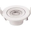LED šviestuvas, apvalus, pasukamas, 7W, šilta balta šviesa
