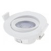 LED šviestuvas, apvalus, pasukamas, 7W, šilta balta šviesa