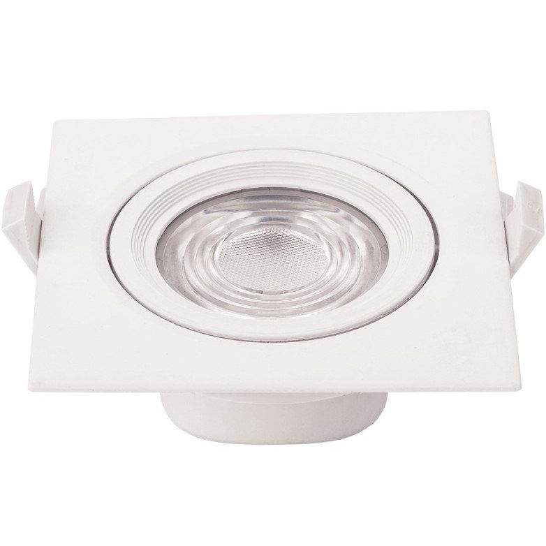 LED šviestuvas, kvadratinis, pasukamas, 10W, šalta balta šviesa LED šviestuvas, kvadratinis, pasukamas, 10W, šalta balta šviesa