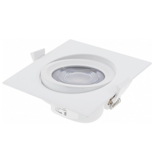 LED šviestuvas, kvadratinis, pasukamas, 10W, neutrali balta šviesa LED šviestuvas, kvadratinis, pasukamas, 10W, neutrali balta šviesa