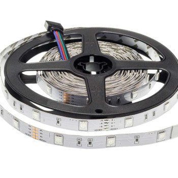 LED juosta, 7.2W/m, 500Lm/m, 12V, Pro, RGB spalvos