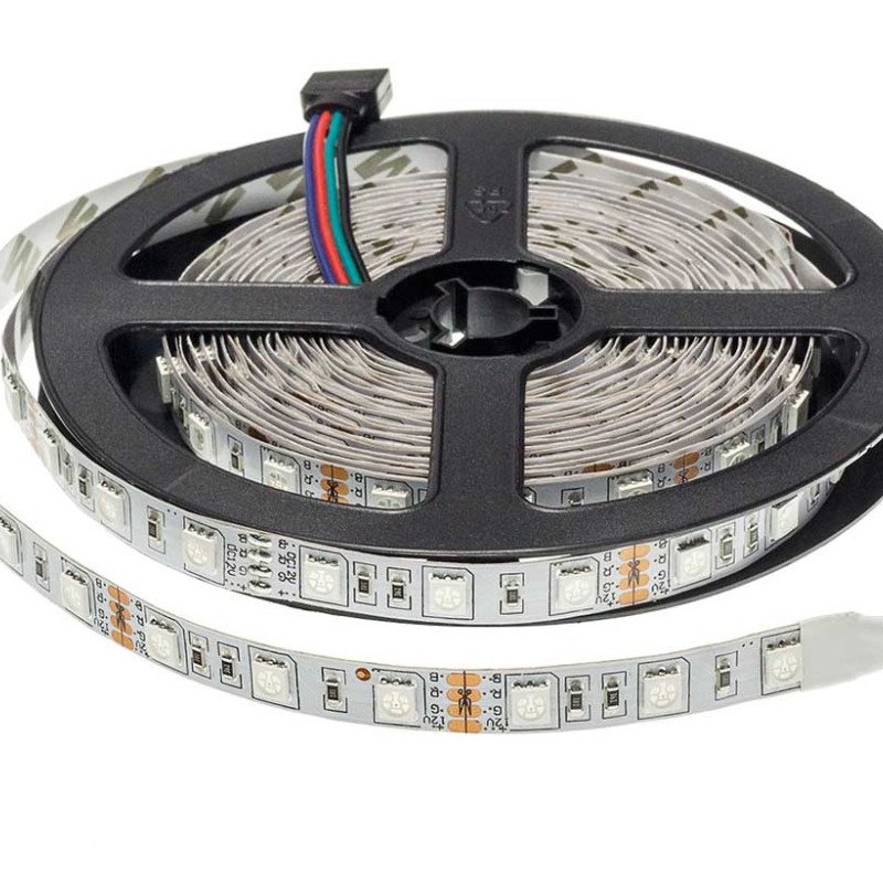 LED juosta, 14.4W/m, 1000Lm/m, 12V, Pro, RGB spalvos