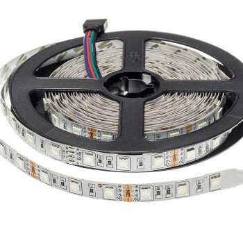 LED juosta, 14.4W/m, 1000Lm/m, 12V, Pro, RGBW spalvos