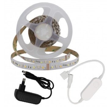 LED juostos rinkinys, 12V, Smart WiFi, Alexa, Google, RGBW spalvos