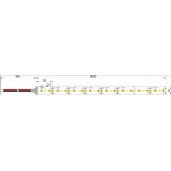 LED juosta, 24W/m, 2200Lm/m, 24V, šilta balta šviesa LED juosta, 24W/m, 2200Lm/m, 24V, šilta balta šviesa